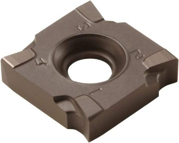 Seco - SNHQ110208 M07 Grade MM4500 Carbide Milling Insert - TiCN/Al2O3 Finish, 0.092" Thick, 0.433" Inscribed Circle, 0.031" Corner Radius - Benchmark Tooling