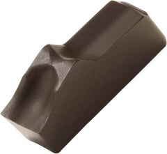 Seco - 150.1014 14 TGP35 Grade, 0.161" Cutting Width, Carbide Cutoff Insert - 6° Neutral Lead Angle, 0.009" Cnr Rad, TiCN/Al2O3 Coated, Single End - Benchmark Tooling