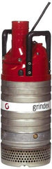 Grindex - 4-2/5 hp, 460 Amp Rating, 460 Volts, Nonautomatic Operation, Dewatering Pump - 3 Phase, Aluminum Housing - Benchmark Tooling