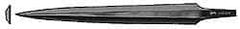 Grobet - 6" Swiss Pattern Barrette File - 23/32" Width Diam x 5/32" Thick - Benchmark Tooling