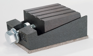 Wedge Action Leveling Jack - #60200 - 1/4'' Rise - 1-1/8 x 3-1/2 x 6'' Size - Benchmark Tooling