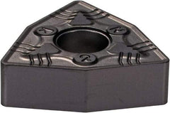 Iscar - WNMG432 NR Grade IC907 Carbide Turning Insert - TiAlN/TiN Finish, 80° Trigon, 1/2" Inscr Circle, 3/16" Thick, 1/32" Corner Radius - Benchmark Tooling