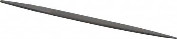 Grobet - 6" Standard Precision Swiss Pattern Pippin File - Double Cut, 25/64" Width Diam x 9/64" Thick, With Tang - Benchmark Tooling
