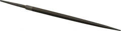 Grobet - 6" Standard Precision Swiss Pattern Square File - Double Cut, 15/64" Width Diam, With Tang - Benchmark Tooling