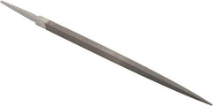 Grobet - 8" Standard Precision Swiss Pattern Square File - Double Cut, 5/16" Width Diam, With Tang - Benchmark Tooling