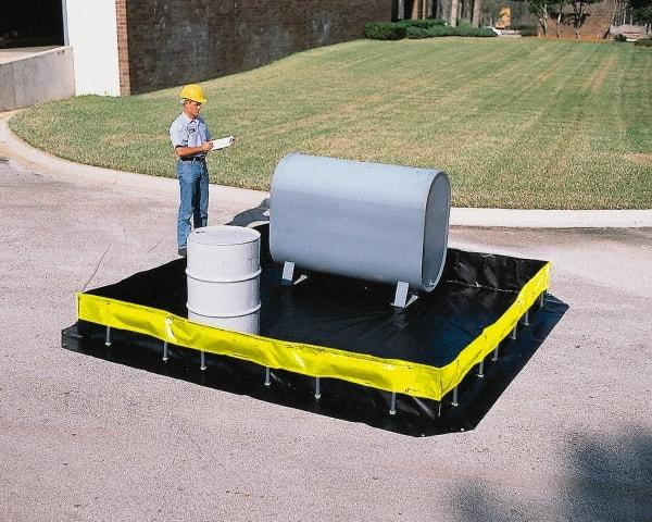 UltraTech - 5,610 Gal Polyethylene High Wall Berm - 1' High x 15' Wide x 50" Long - Benchmark Tooling