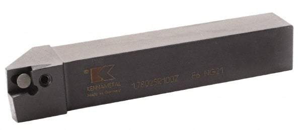 Kennametal - 1.780...90DEG, Right Hand Cut, 2° Lead Angle, 25mm Shank Height x 25mm Shank Width, Positive Rake Indexable Turning Toolholder - 150mm OAL, C8FIX15..R.. Insert Compatibility, Series Fix-Perfect - Benchmark Tooling
