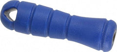 Grobet - 3-3/4" Long File Handle - For Use with 4, 5 & 6" Files, with Thread Insert - Benchmark Tooling