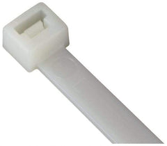 Thomas & Betts - 18" Long Natural (Color) Nylon Standard Cable Tie - 120 Lb Tensile Strength, 1.91mm Thick - Benchmark Tooling