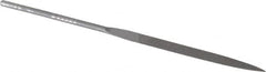 Grobet - 4" Needle Precision Swiss Pattern Barrette File - Round Handle - Benchmark Tooling
