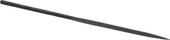 Grobet - 4" Needle Precision Swiss Pattern Barrette File - Round Handle - Benchmark Tooling