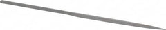 Grobet - 5-1/2" Needle Precision Swiss Pattern Barrette File - Round Handle - Benchmark Tooling