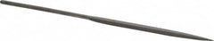 Grobet - 6-1/4" Needle Precision Swiss Pattern Barrette File - Round Handle - Benchmark Tooling