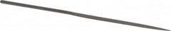 Grobet - 6-1/4" Needle Precision Swiss Pattern Barrette File - Round Handle - Benchmark Tooling