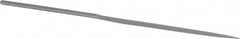 Grobet - 6-1/4" Needle Precision Swiss Pattern Barrette File - Round Handle - Benchmark Tooling
