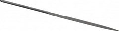 Grobet - 6-1/4" Needle Precision Swiss Pattern Barrette File - Round Handle - Benchmark Tooling