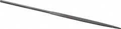 Grobet - 6-1/4" Needle Precision Swiss Pattern Crochet File - Round Handle - Benchmark Tooling