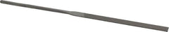 Grobet - 5-1/2" Needle Precision Swiss Pattern Equalling File - Round Handle - Benchmark Tooling