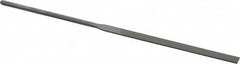Grobet - 5-1/2" Needle Precision Swiss Pattern Equalling File - Round Handle - Benchmark Tooling
