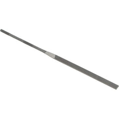 Grobet - 6-1/4" Needle Precision Swiss Pattern Equalling File - Round Handle - Benchmark Tooling