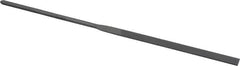 Grobet - 6-1/4" Needle Precision Swiss Pattern Equalling File - Round Handle - Benchmark Tooling