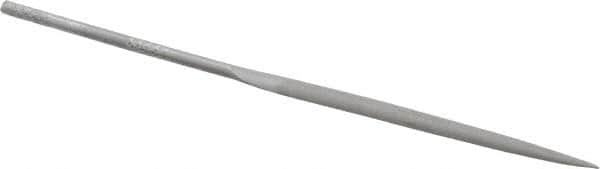 Grobet - 4" Needle Precision Swiss Pattern Half Round File - Round Handle - Benchmark Tooling