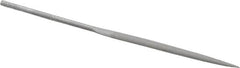Grobet - 4" Needle Precision Swiss Pattern Half Round File - Round Handle - Benchmark Tooling