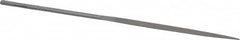 Grobet - 5-1/2" Needle Precision Swiss Pattern Half Round File - Round Handle - Benchmark Tooling