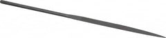 Grobet - 5-1/2" Needle Precision Swiss Pattern Half Round File - Round Handle - Benchmark Tooling