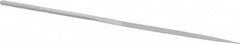 Grobet - 5-1/2" Needle Precision Swiss Pattern Knife File - Round Handle - Benchmark Tooling
