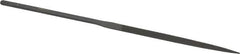 Grobet - 5-1/2" Needle Precision Swiss Pattern Knife File - Round Handle - Benchmark Tooling