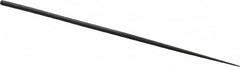 Grobet - 4" Needle Precision Swiss Pattern Round File - Round Handle - Benchmark Tooling