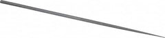 Grobet - 5-1/2" Needle Precision Swiss Pattern Round File - Round Handle - Benchmark Tooling