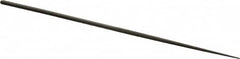 Grobet - 6-1/4" Needle Precision Swiss Pattern Round File - Round Handle - Benchmark Tooling