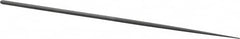 Grobet - 6-1/4" Needle Precision Swiss Pattern Round File - Round Handle - Benchmark Tooling