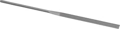 Grobet - 5-1/2" Needle Precision Swiss Pattern Slitting File - Round Handle - Benchmark Tooling