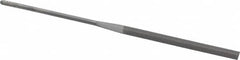Grobet - 5-1/2" Needle Precision Swiss Pattern Slitting File - Round Handle - Benchmark Tooling
