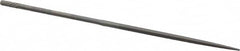 Grobet - 4" Needle Precision Swiss Pattern Square File - Round Handle - Benchmark Tooling