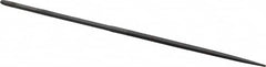 Grobet - 5-1/2" Needle Precision Swiss Pattern Square File - Round Handle - Benchmark Tooling
