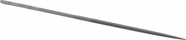 Grobet - 5-1/2" Needle Precision Swiss Pattern Square File - Round Handle - Benchmark Tooling