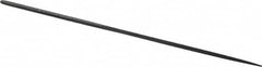 Grobet - 6-1/4" Needle Precision Swiss Pattern Square File - Round Handle - Benchmark Tooling