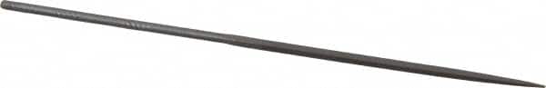 Grobet - 6-1/4" Needle Precision Swiss Pattern Square File - Round Handle - Benchmark Tooling