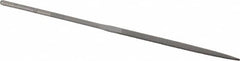 Grobet - 5-1/2" Needle Precision Swiss Pattern Warding File - Round Handle - Benchmark Tooling