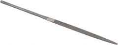 Grobet - 5-1/2" Needle Precision Swiss Pattern Warding File - Round Handle - Benchmark Tooling