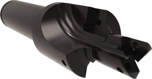 Allied Machine and Engineering - AND10050, MS 33649, SAE AS5202 Standard, 7/16-20" Thread, 4 Tube Dash Number, 60° Porting Angle, 0.454" Pilot Diam, 5/8" Shank Diam, Indexable Spade Blade Insert Porting Tool - 2 Porting Inserts, 3.512" Overall Length - Benchmark Tooling