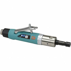 Dynabrade - 1/4" Collet, Straight Handle, Air Straight Die Grinder - 3,400 RPM, Rear Exhaust, 43 CFM, 1 hp, 90 psi, 3/8 NPT Inlet - Benchmark Tooling