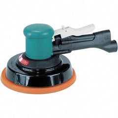 Dynabrade - 10,000 OPM, 23 CFM Air Consumption, Palm Air Orbital Sander - Round Pad, 1/4 NPT Inlet - Benchmark Tooling