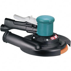Dynabrade - 10,000 OPM, 23 CFM Air Consumption, Palm Air Orbital Sander - Round Pad, 1/4 NPT Inlet - Benchmark Tooling
