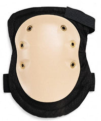 Ergodyne - Size Universal, Buckle Straps, Hard Protective Cap, Knee Pad - Foam Padding, Tan, Elastic Straps, Nylon Cover - Benchmark Tooling
