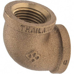 Merit Brass - Class 125, 1/2" Internal Pipe, Brass 90° Street Elbow - FBSPT x FBSPT - Benchmark Tooling